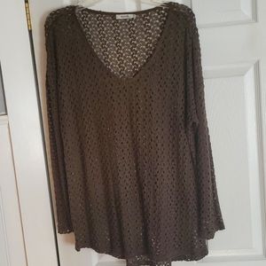 V neck Long sleeve Top